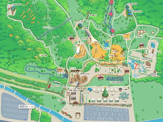 通辽景区手绘地图在紧急疏散与救援中的重要作用 ？